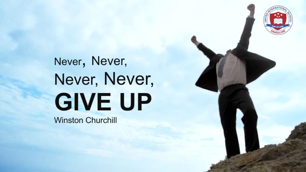 never never never never give up